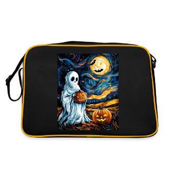 Cadeau d’Halloween Femmes Hommes Enfants Décoration - Sac Retro - noir/or - Dos