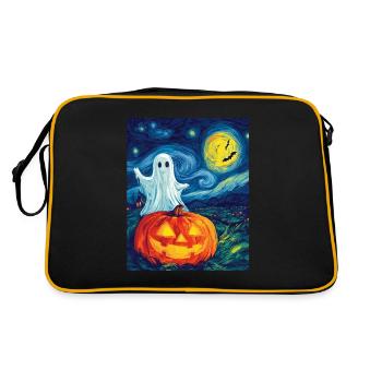 Cadeau d’Halloween Femmes Hommes Enfants Décoration - Sac Retro - noir/or - Dos