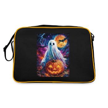 Cadeau d’Halloween Femmes Hommes Enfants Décoration - Sac Retro - noir/or - Dos