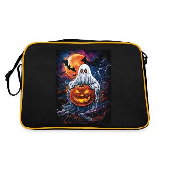 Cadeau d’Halloween Femmes Hommes Enfants Décoration - Sac Retro - noir/or - Dos