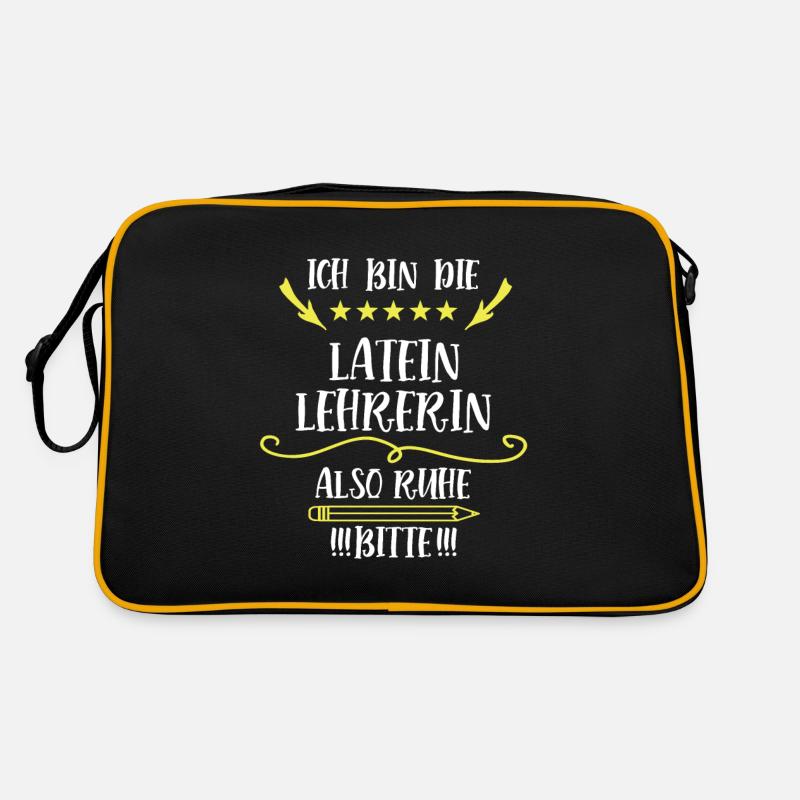 Latein Lehrerin Lustiger Spruch Lateinlehrerin Retro Tasche