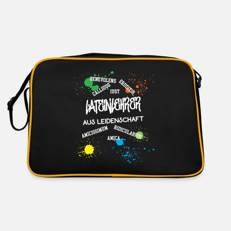 Lateinlehrer aus Leidenschaft Studium Beruf Lehrer Retro Tasche