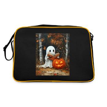 Cadeau d’Halloween Femmes Hommes Enfants Décoration - Sac Retro - noir/or - Dos