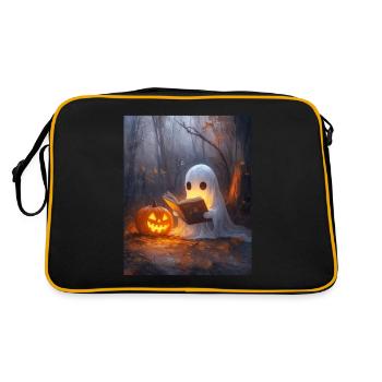 Cadeau d’Halloween Femmes Hommes Enfants Décoration - Sac Retro - noir/or - Dos