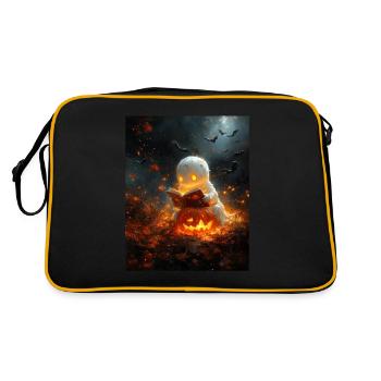 Cadeau d’Halloween Femmes Hommes Enfants Décoration - Sac Retro - noir/or - Dos