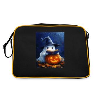 Cadeau d’Halloween Femmes Hommes Enfants Décoration - Sac Retro - noir/or - Dos