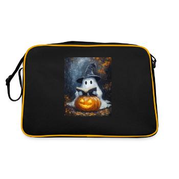 Cadeau d’Halloween Femmes Hommes Enfants Décoration - Sac Retro - noir/or - Dos