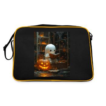 Cadeau d’Halloween Femmes Hommes Enfants Décoration - Sac Retro - noir/or - Dos