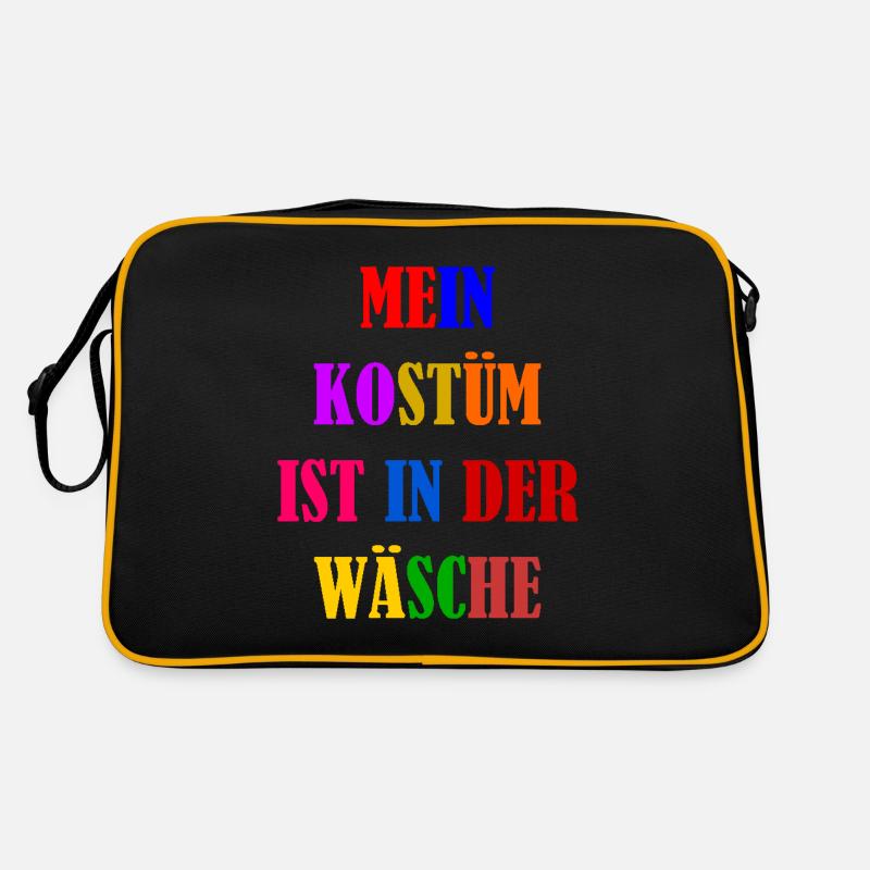 Costume de Carnaval Cadeau Femme Carnaval Carnaval Sac Retro