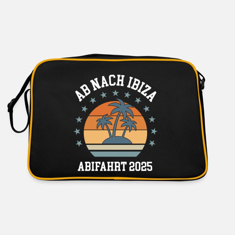 Ibiza Abifahrt 2025 Abitur Klassenreise Abschluss Retro Tasche