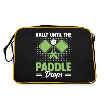 Pickleball and Paddleball Gift Paddle Dinkball - Retro Bag - black/gold - Back