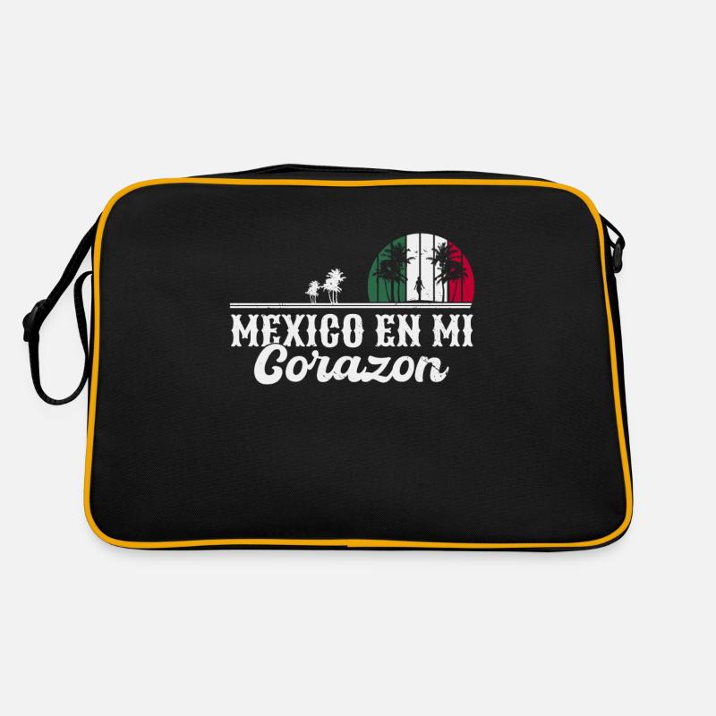 Mexican Roots - En Mi Corazon Mexico Retro Tasche