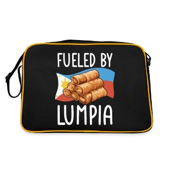 Lumpia Filipino Spring Rolls - Retro Bag - black/gold - Back