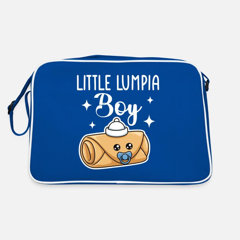 Little Lumpia Boy Spring Rolls Retro Bag