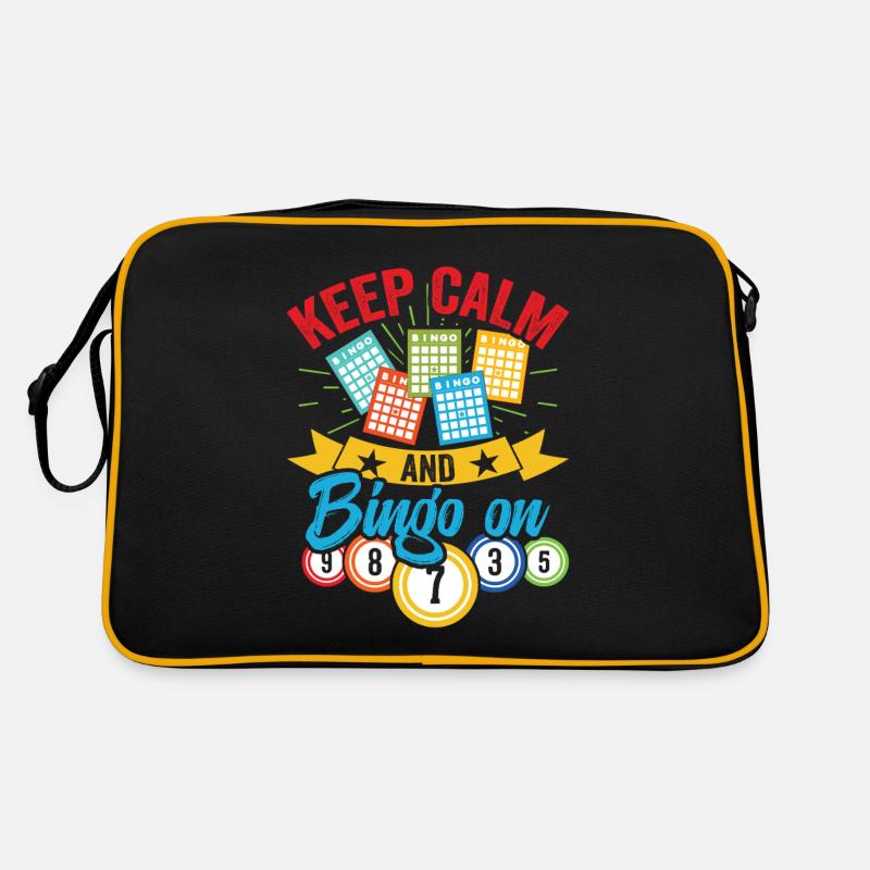 Bingo Fun Gift Bingo Lover Bingo On Retro Bag