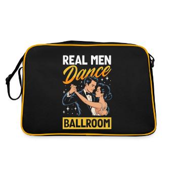 Real Men Dancing Ballroom Ballroom Ballroom Dancing - Sac Retro - noir/or - Dos