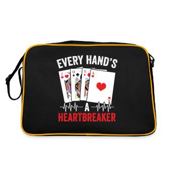 Binochle Heartbeat Pinochle Heartbeat Benoggel - Retro Bag - black/gold - Back