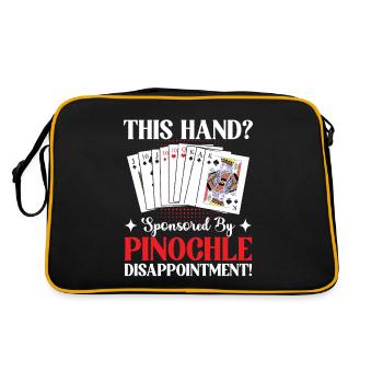 Pinochle Champion Present Perfect Game Night - Retro Bag - black/gold - Back