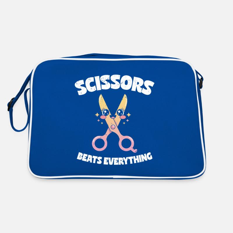 Scissors Beat Everything Scissors Stone Paper Gift Retro Bag