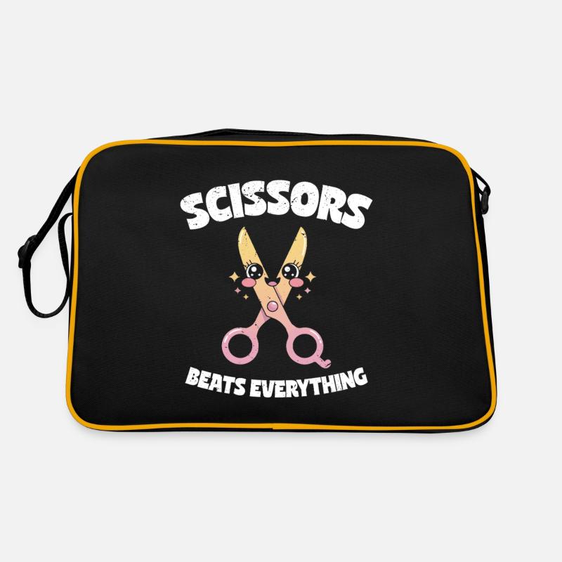 Ciseaux Battre Tout Ciseaux Pierre Papier Cadeau Sac Retro