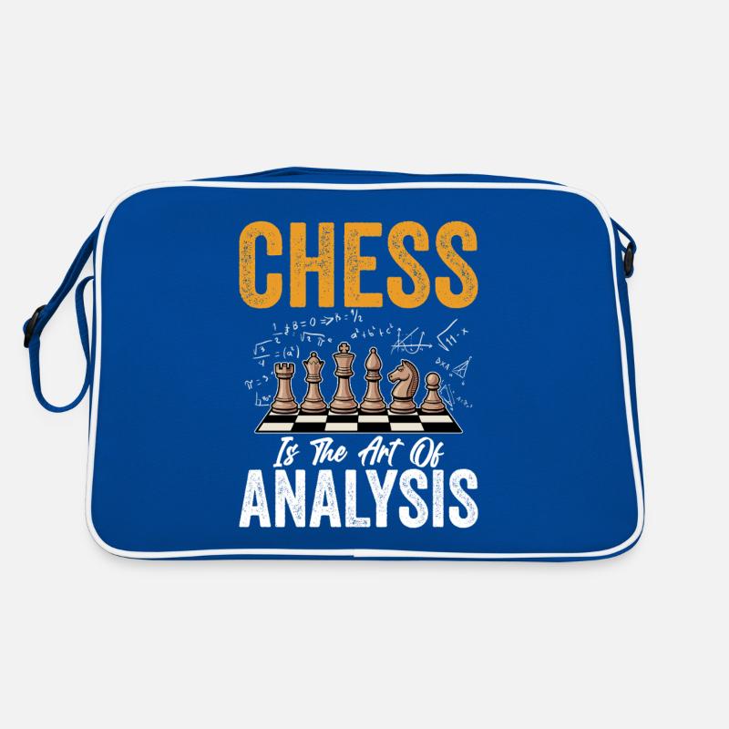 Chess Brain Teaser Board Game Chess Master Retro Bag