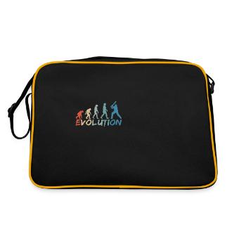 Cricket Cricket Batsman Evolution Vintage - Retro Bag - black/gold - Back