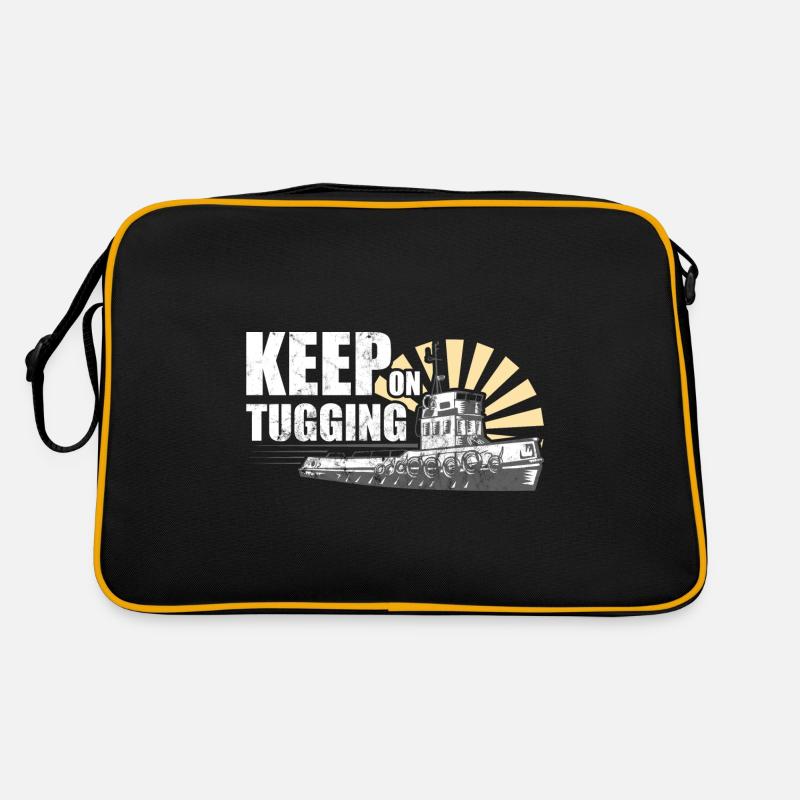 Schlepper Schleppboot Tug Life Retro Tasche