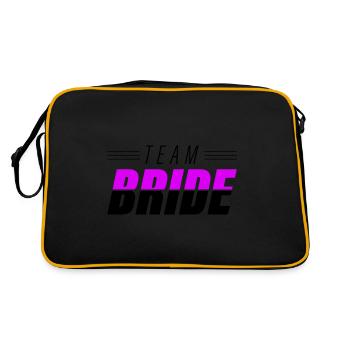 Devis de mariage de l’équipe de la mariée - Sac Retro - noir/or - Dos