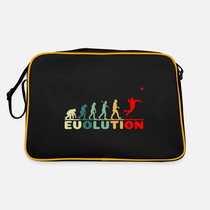 Faustball Faustballspieler Evolution Vintage Retro Tasche