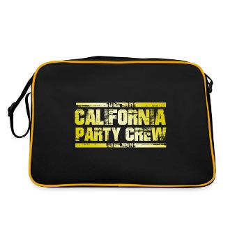 Équipage de fête en Californie - Sac Retro - noir/or - Dos