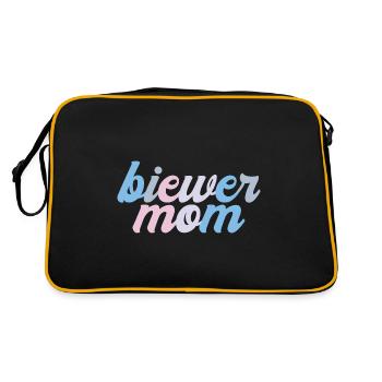 Biewer Yorkshire Terrier Dog Mix Maman - Sac Retro - noir/or - Dos