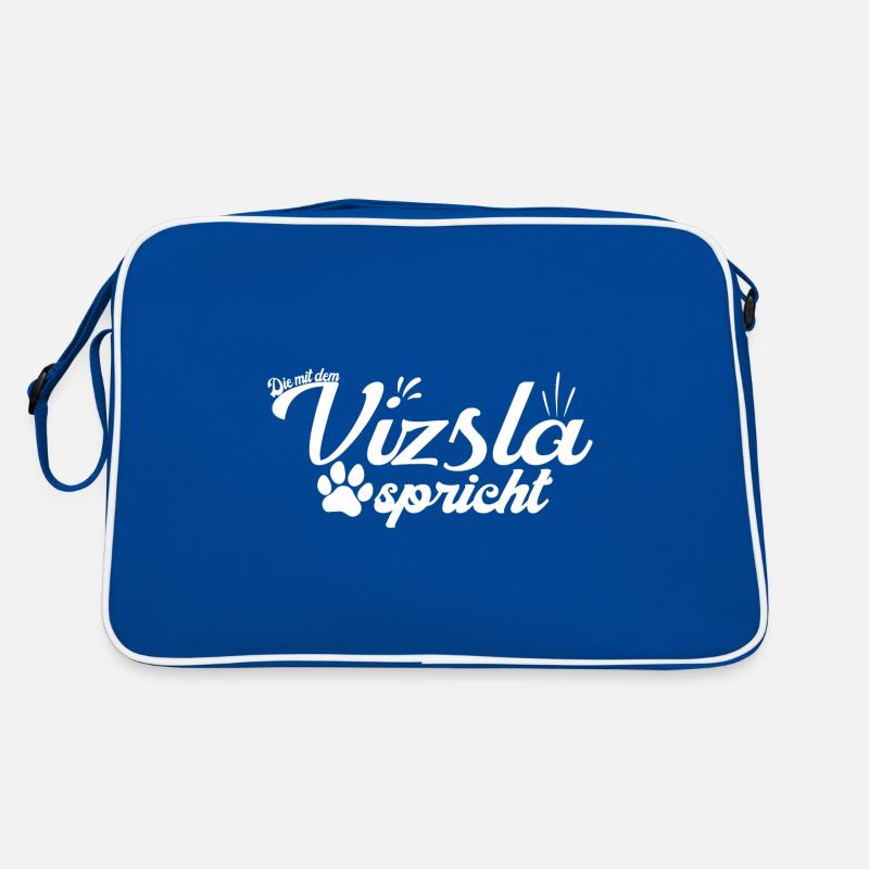 Ungarischer Magyar Vizsla Hund Spruch Mama Retro Tasche