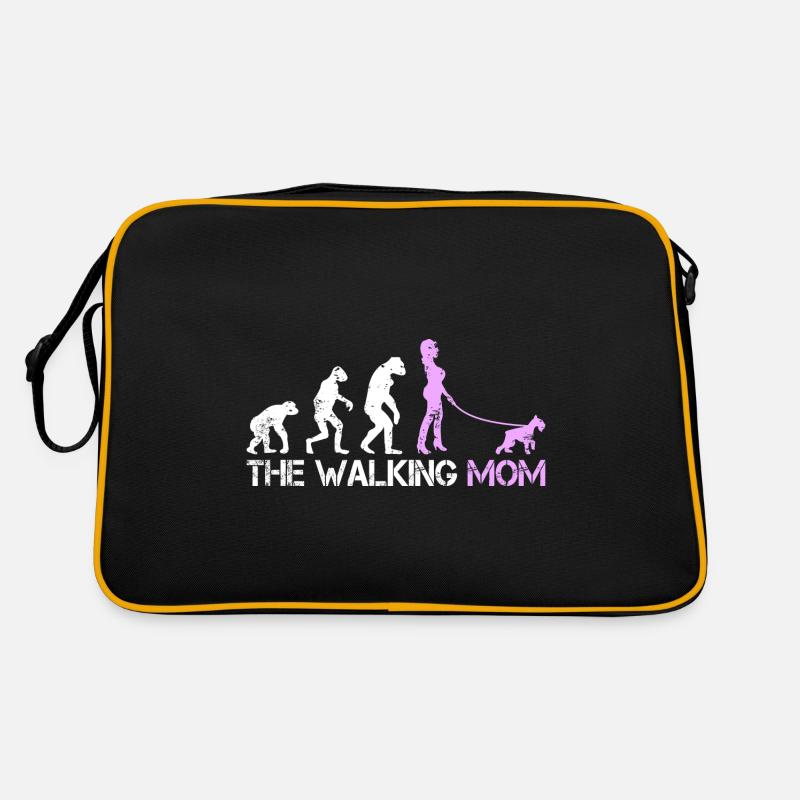 Schnauzer miniature Maman pour les amis Schnauzer Sac Retro