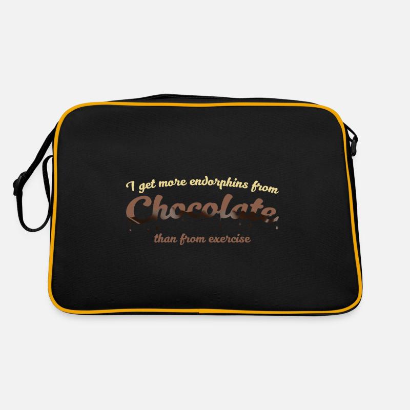 I get more endorphins from chocolate than from Retro Bag