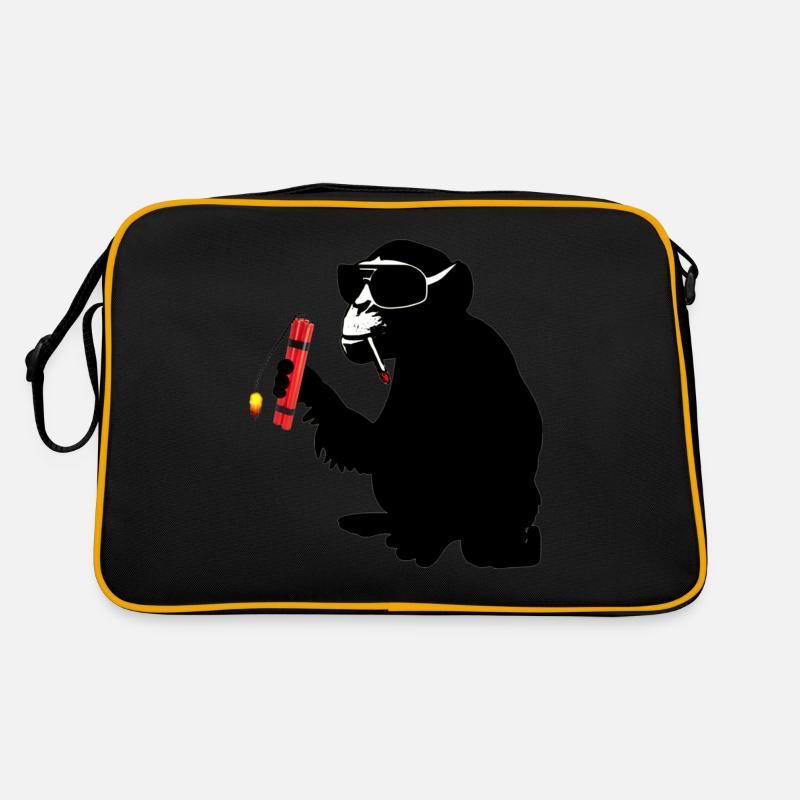explosive monkey Retro Bag