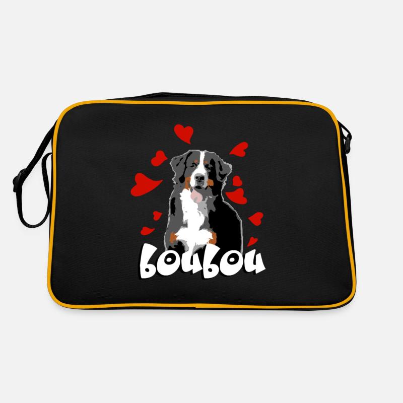 Berner Sennenhund Retro Tasche