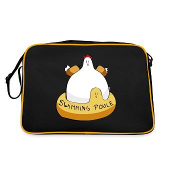 Swimming Poule - Sac Retro - noir/or - Dos