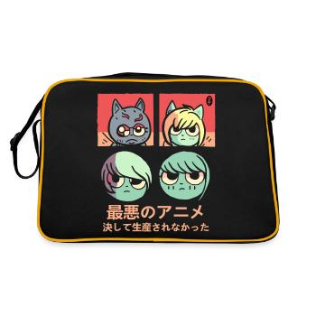 The Worst Anime That Was Never Produced - Retro Bag - black/gold - Back