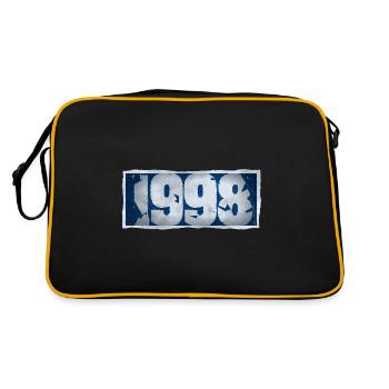 1998 - Retro Tasche - Schwarz/Gold - Hinten