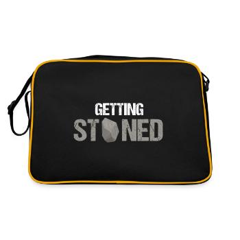 Rock Research and Quartz Rock Design - Retro Bag - black/gold - Back