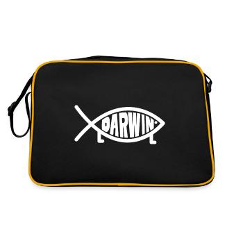 Darwin Poisson avec pattes - Jesus Fish - Sac Retro - noir/or - Dos