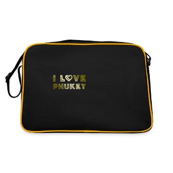 I Love Phuket - Retro Bag - black/gold - Back