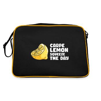Limonade Limonade Limonade Limonade Stand Design - Sac Retro - noir/or - Dos