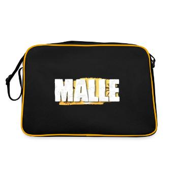 Malle - Sac Retro - noir/or - Dos