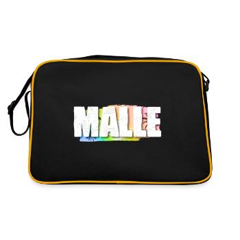 Malle - Sac Retro - noir/or - Dos