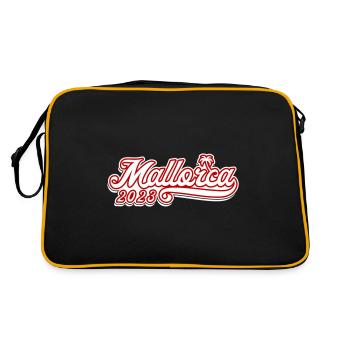 Mallorca 2023 - Retro Tasche - Schwarz/Gold - Hinten