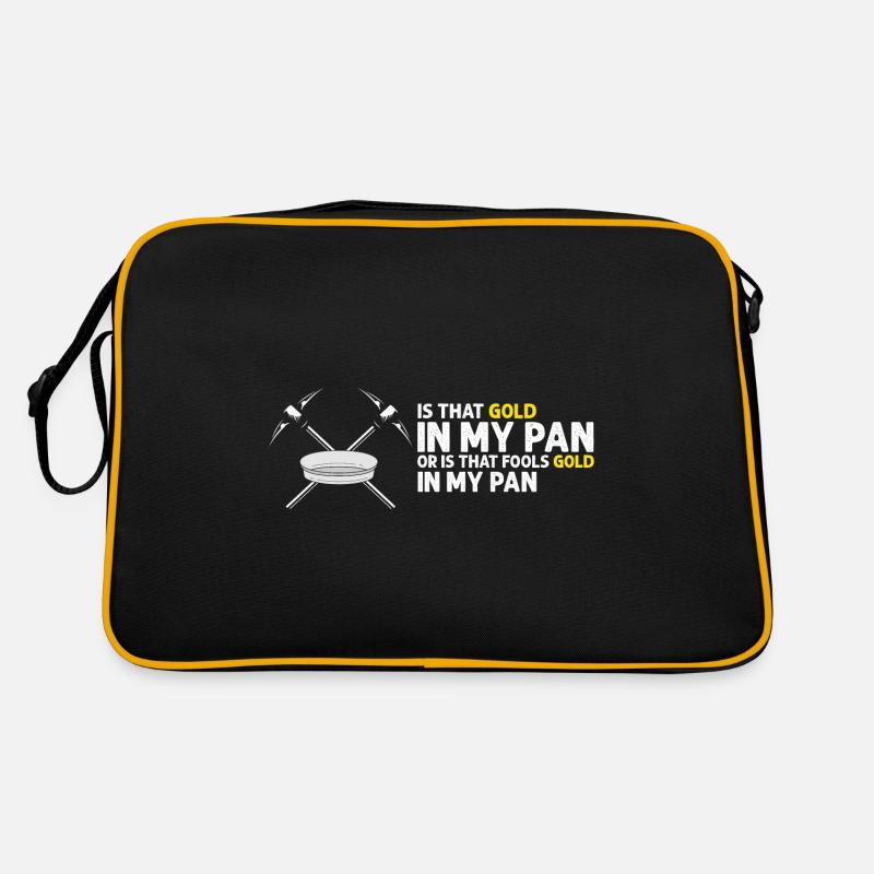 Gold Digger Gold Panning Gold Mining Designs Retro Bag