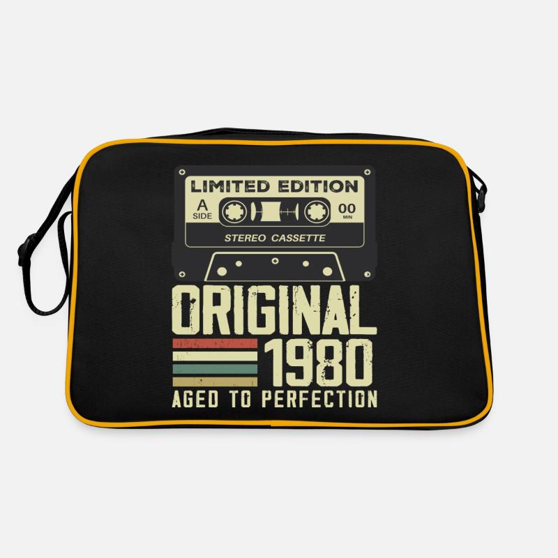 44th Retro Style 1980 Anniversary Gift Retro Bag