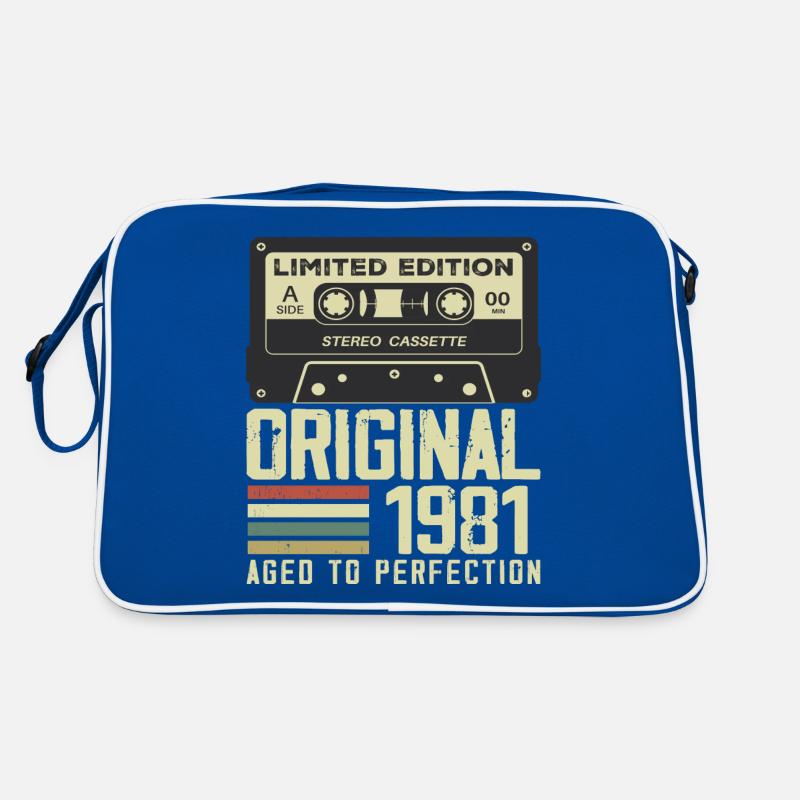 43rd Retro Style Anniversary Gift 1981 Retro Bag