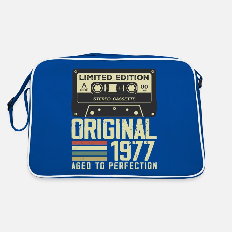 Geschenk zum 47. Jubiläum im Retro-Stil 1977 Retro Tasche
